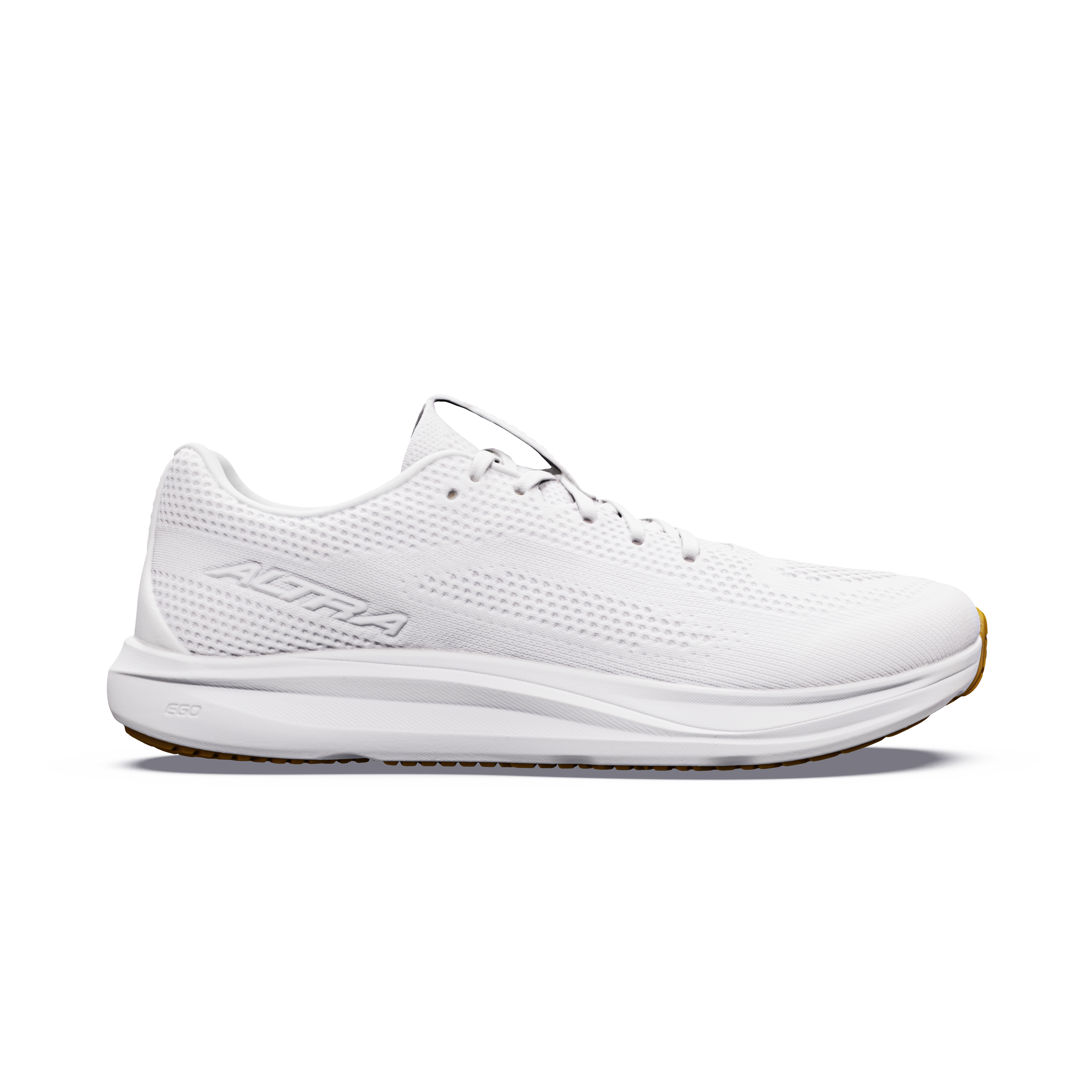 Altra W Escalante 5 White/White/White — vista lateral sabatilla barefoot dona