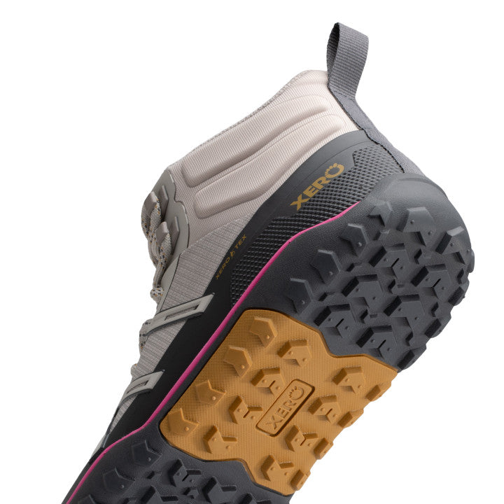 XeroShoes Mujer Scrambler Trail MID WP Dove / Fuchsia Purple