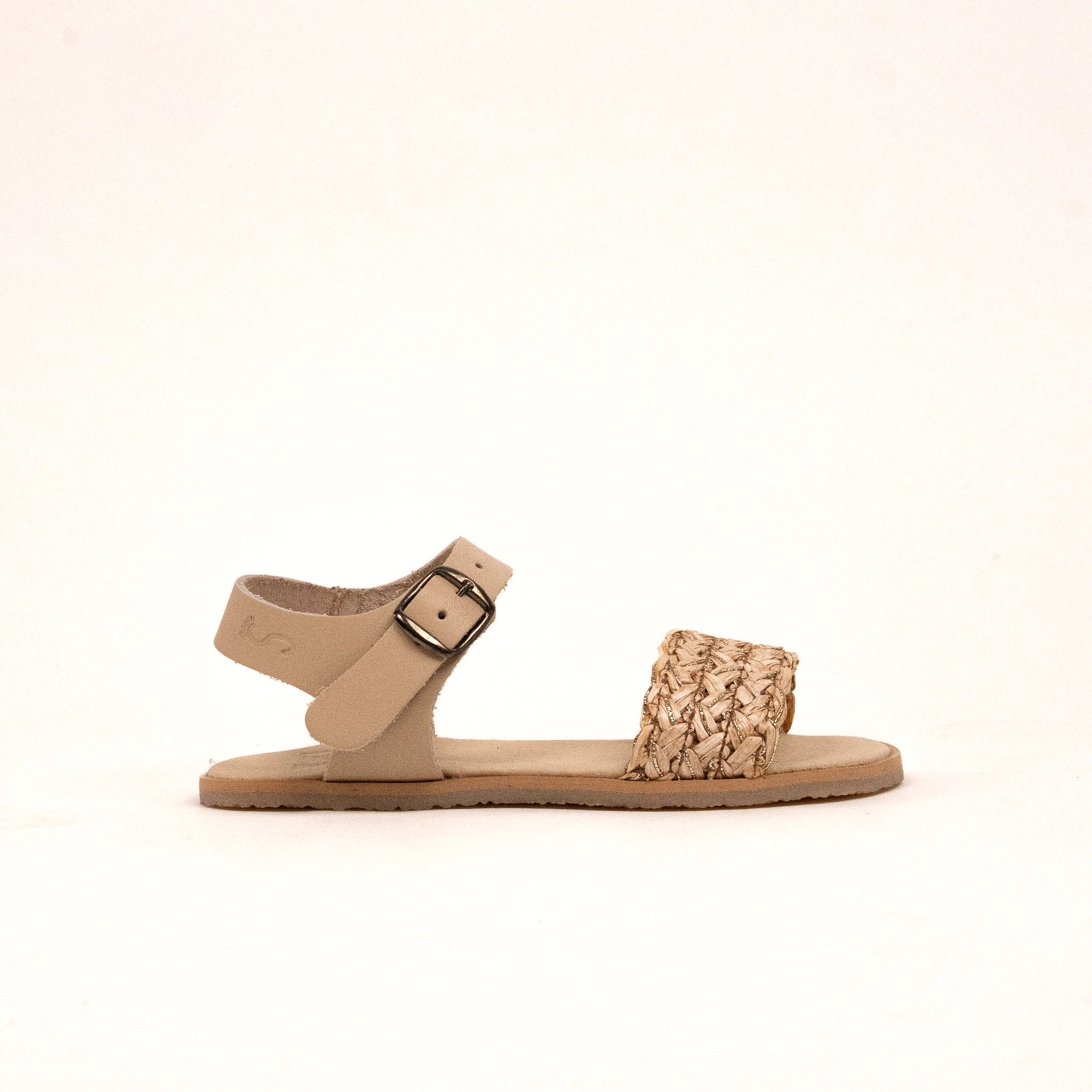 Flexinens Zan/Box 5741-PR, sandàlia respectuosa infantil amb tira trenada i sola flexible.