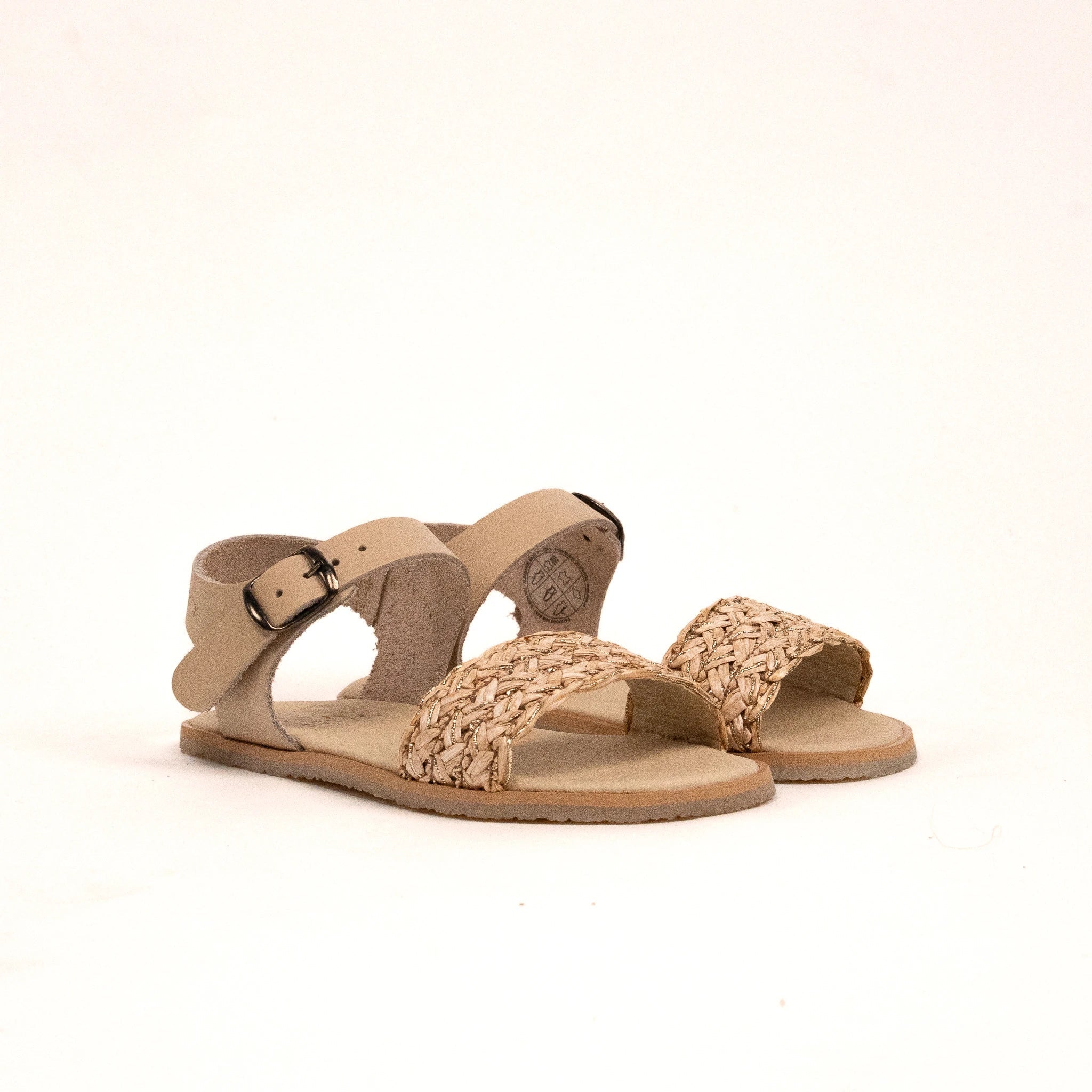Flexinens Zan/Box 5741-PR, sandàlia respectuosa infantil amb tira trenada i sola flexible.