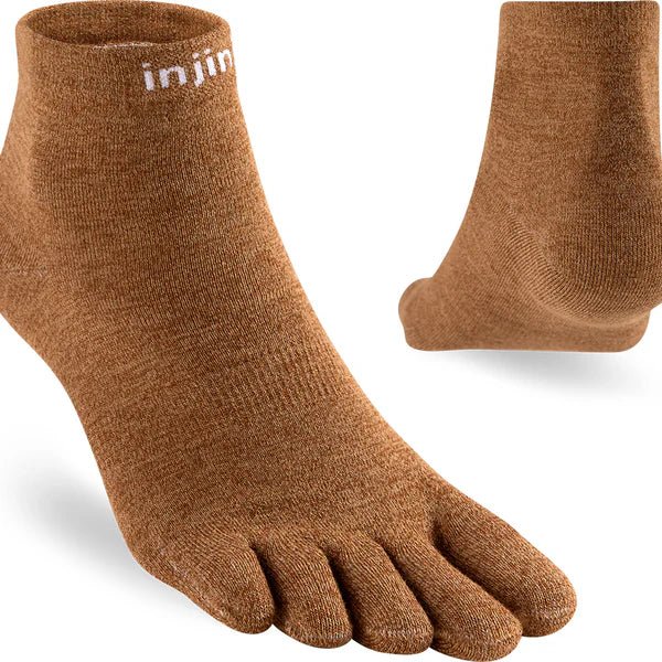 Injinji Liner Mini-Crew, mitjons amb dits separats lleugers i transpirables per running i senderisme.