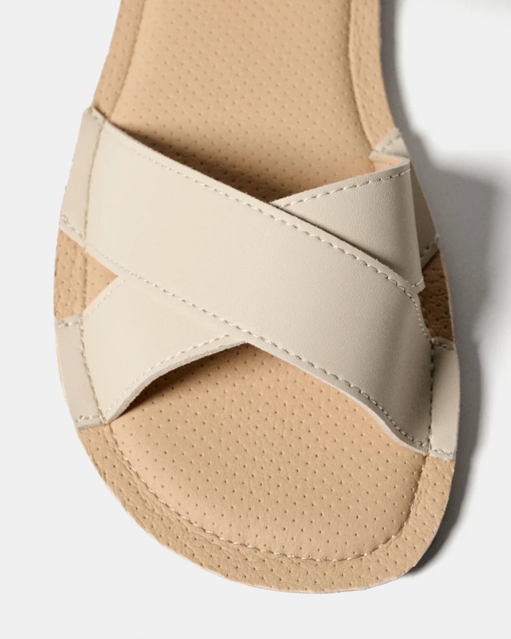Muris Florence Almond — vista superior sandàlia barefoot adulta ametlla puntera ampla