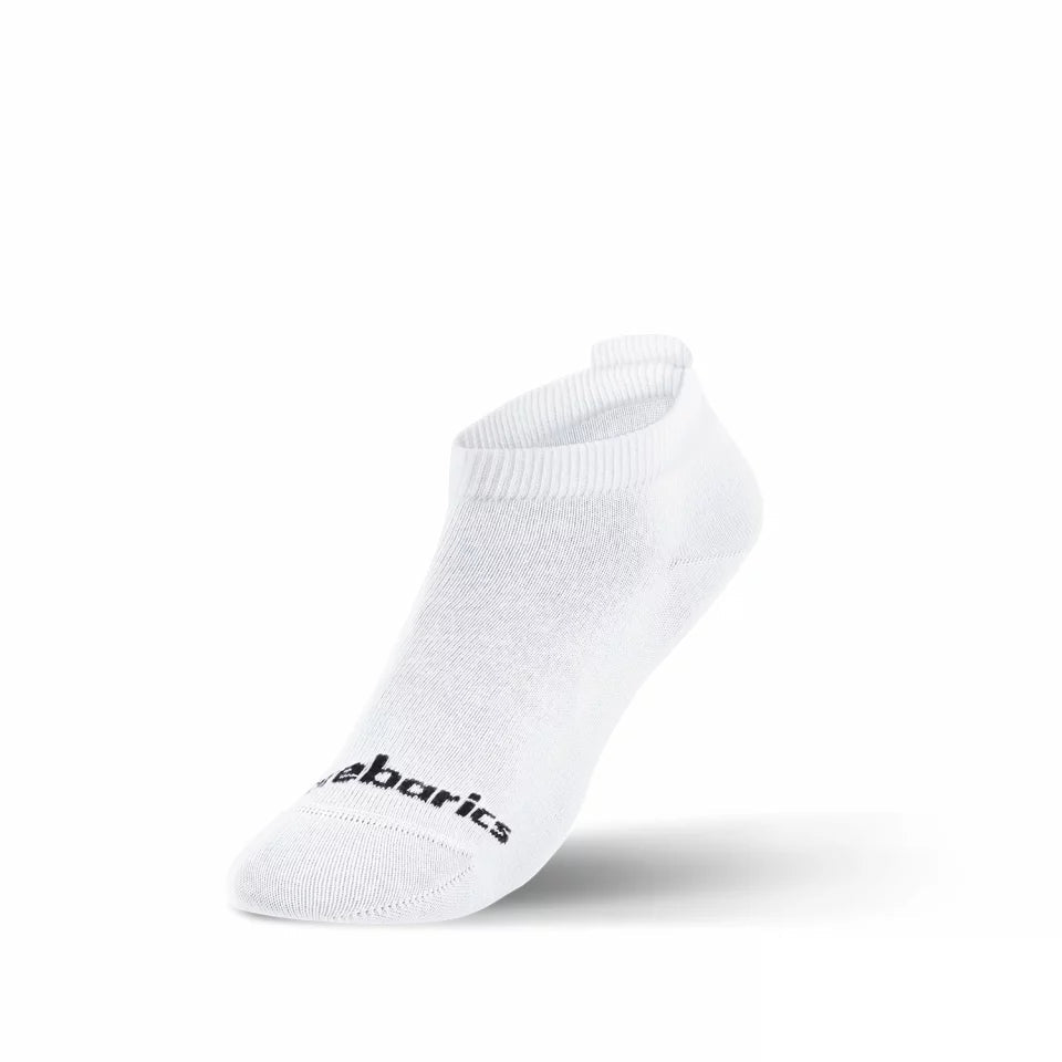 Pack de 3 mitjons Barebarics Low Cut blancs amb disseny anatòmic i ajust còmode per a calçat barefoot.