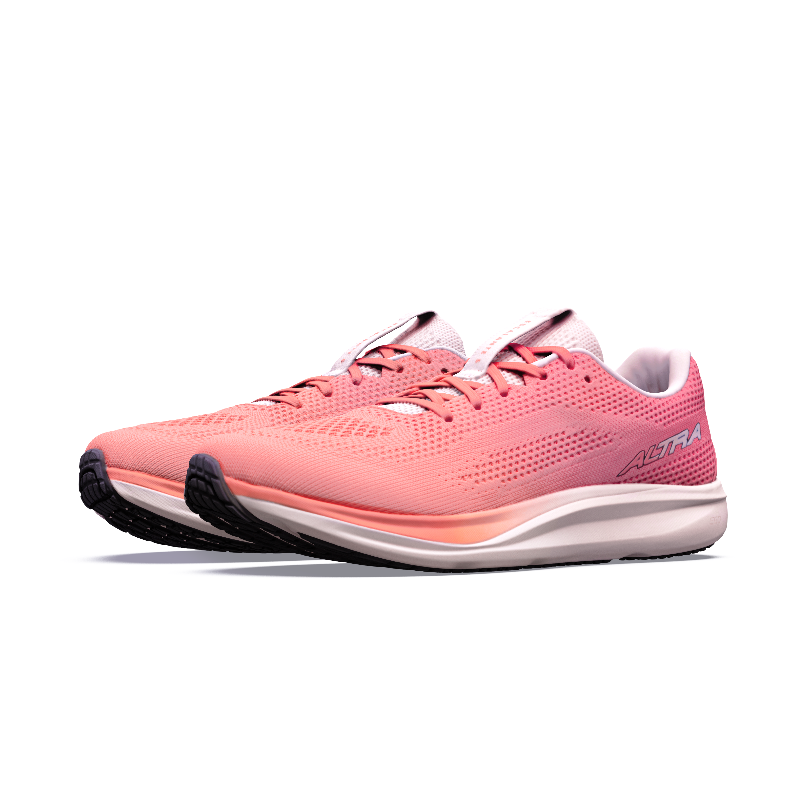 Altra W Escalante 5 Desert Flower — parell sabatilles vista 45 graus Zero Drop