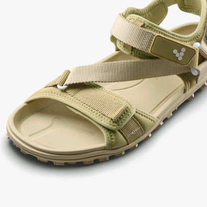 Vivobarefoot Tracker Ora Sandal Dune, sandàlia barefoot outdoor amb sola All Terrain i ajust amb velcro.