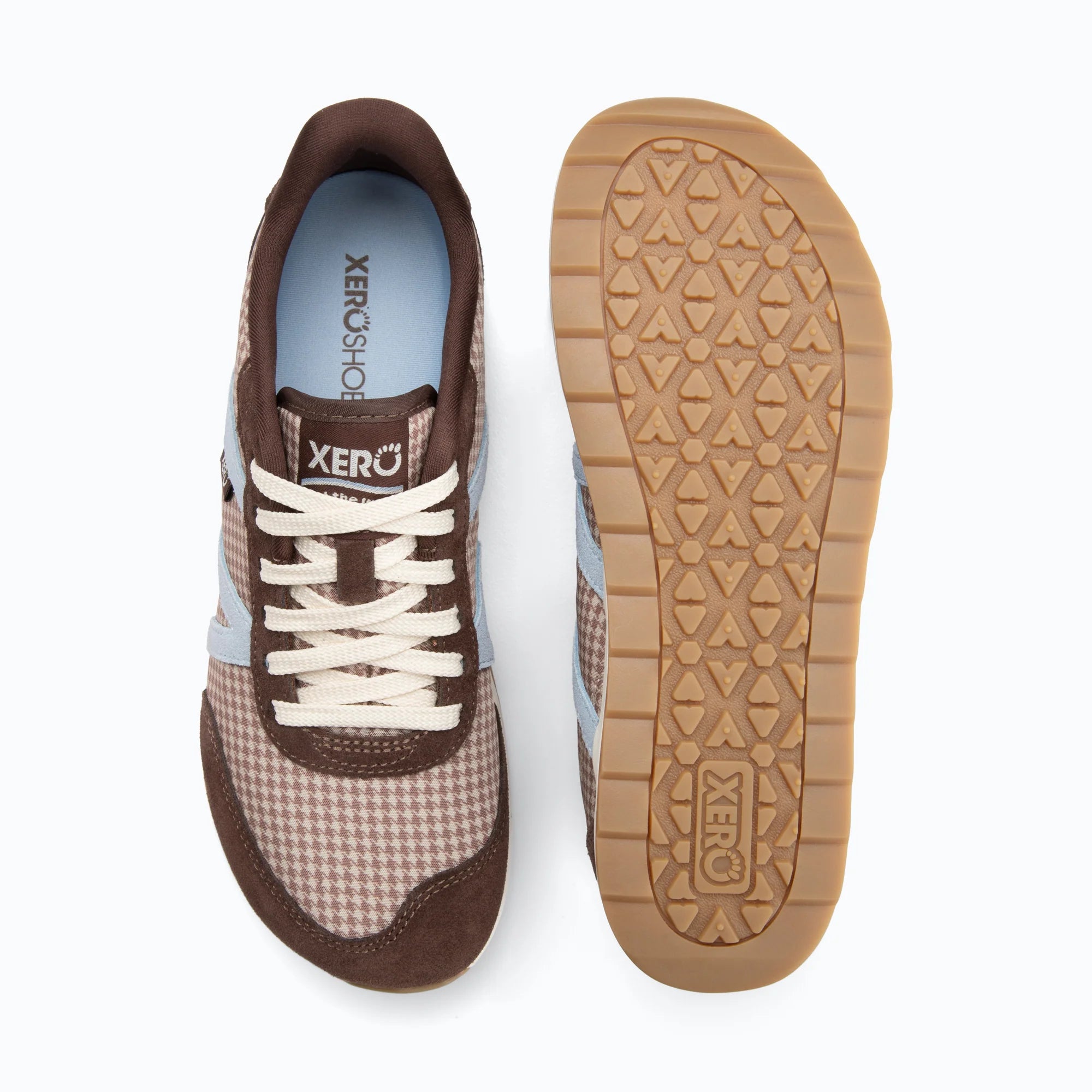 XeroShoes Wynn W Chocolate Houndstooth