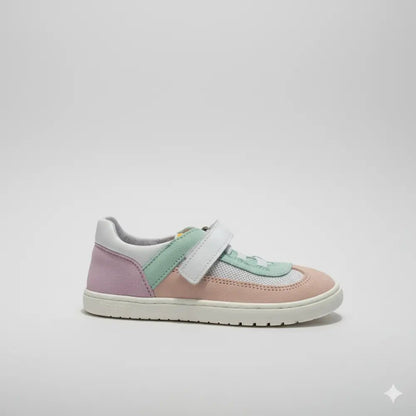 Blanditos Berlin Combi multicolor, sabata barefoot infantil amb velcro, puntera ampla i sola flexible zero drop.