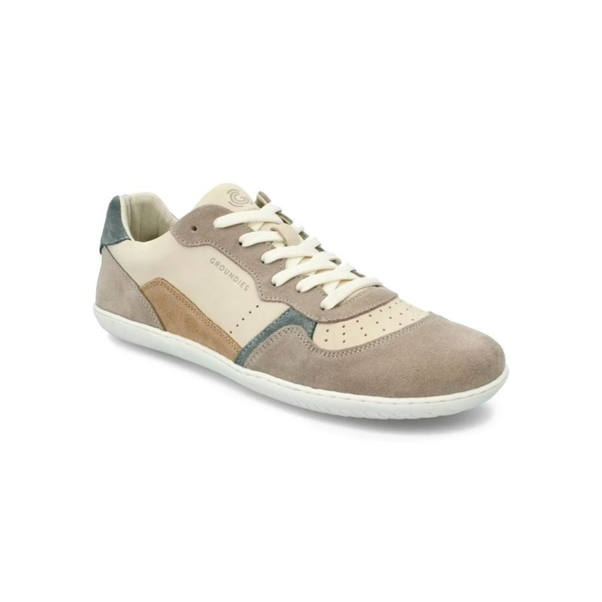 Groundies® Nova G01 Women Beige/Green - Sapiens Barefoot