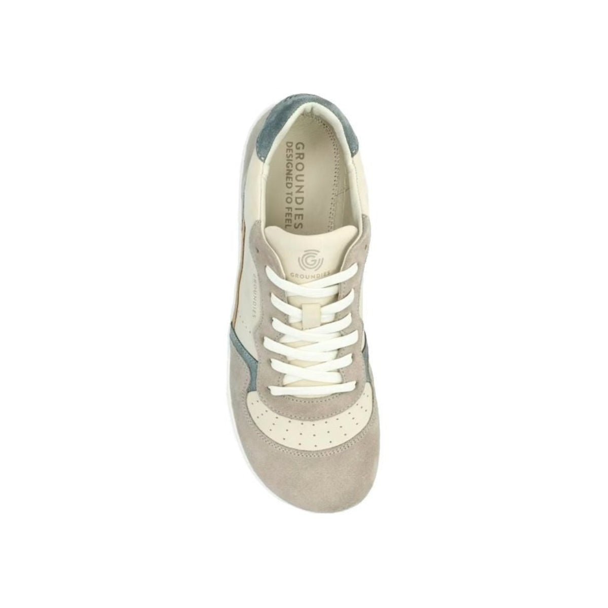 Groundies® Nova G01 Women Beige/Green - Sapiens Barefoot