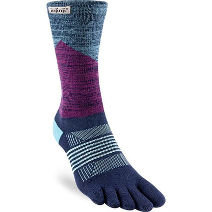 Injinji Women's Trail Midweight Crew Twilight - Sapiens Barefoot