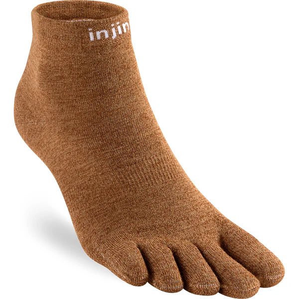 Injinji Liner Mini-Crew, mitjons amb dits separats lleugers i transpirables per running i senderisme.