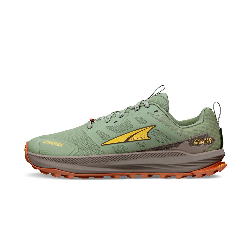 M Lone Peak 9+ Gore - tex Dusty Olive - Sapiens Barefoot