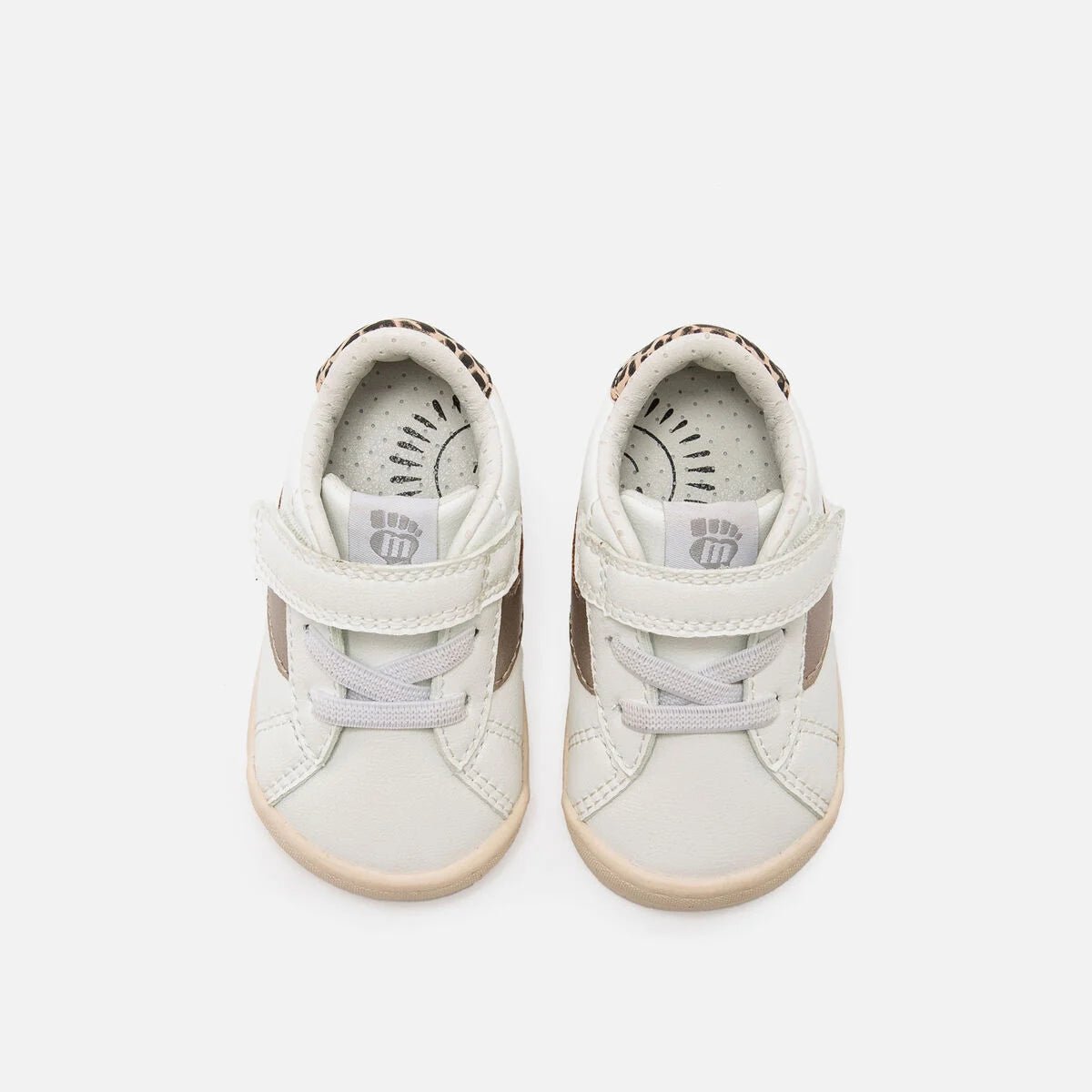 Mustang Free Sneaker Baby Leo — vista superior sabatilla barefoot bebè leo puntera ampla