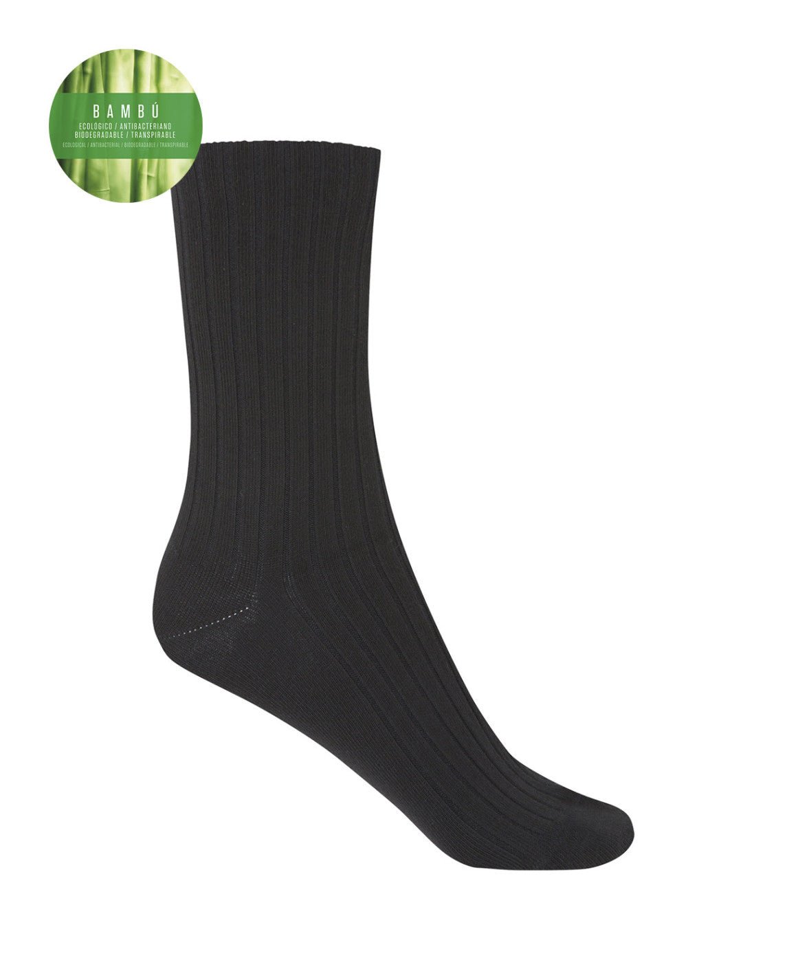 Punto Blanco Calcetins de bambú amb canalé (36 - 40) - Sapiens Barefoot