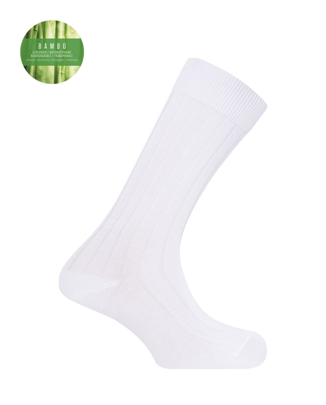 Punto Blanco Calcetins de bambú amb canalé (39 - 45) - Sapiens Barefoot
