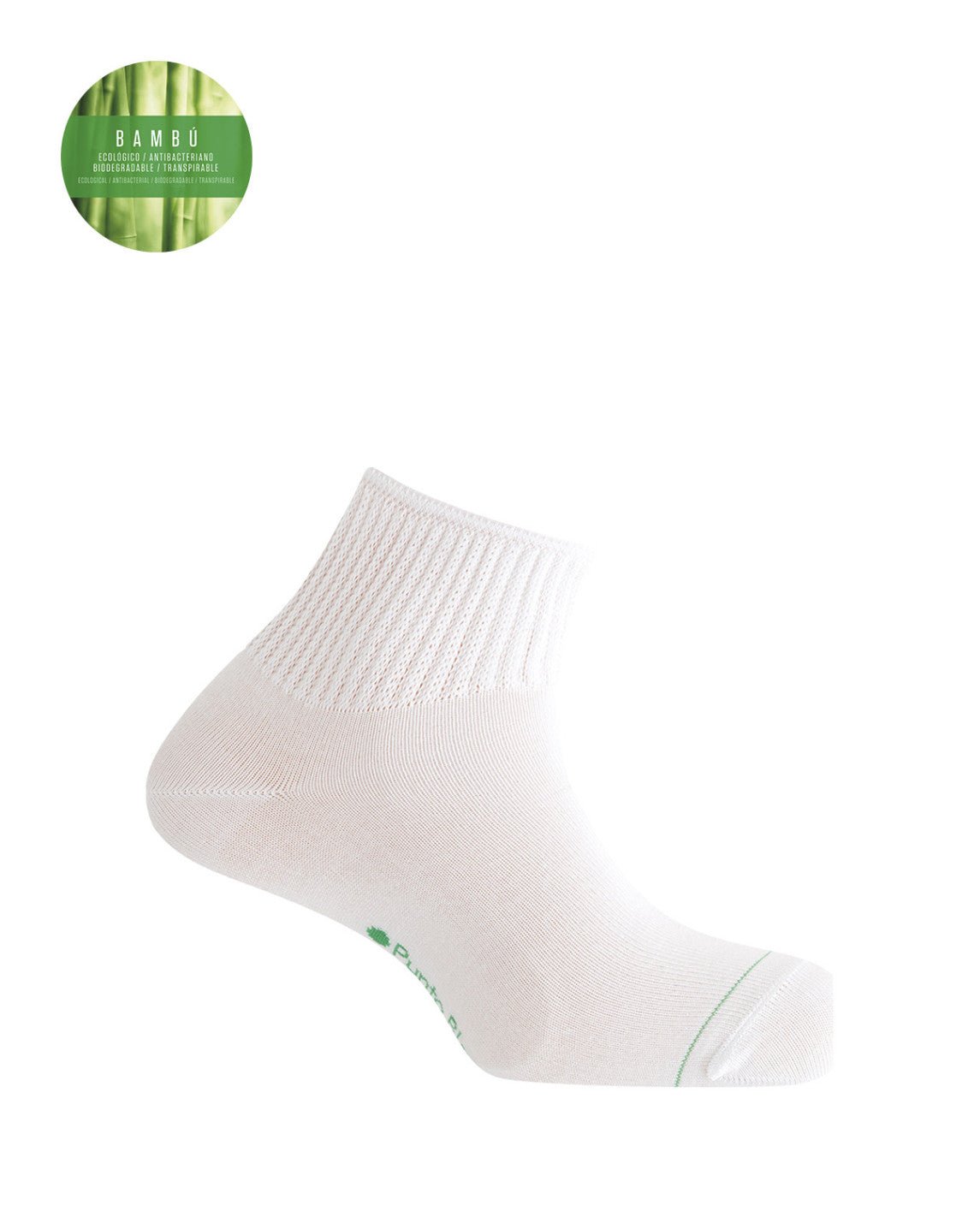 Punto Blanco Calcetins de bambú i viscosa puny suau (39 - 44) - Sapiens Barefoot