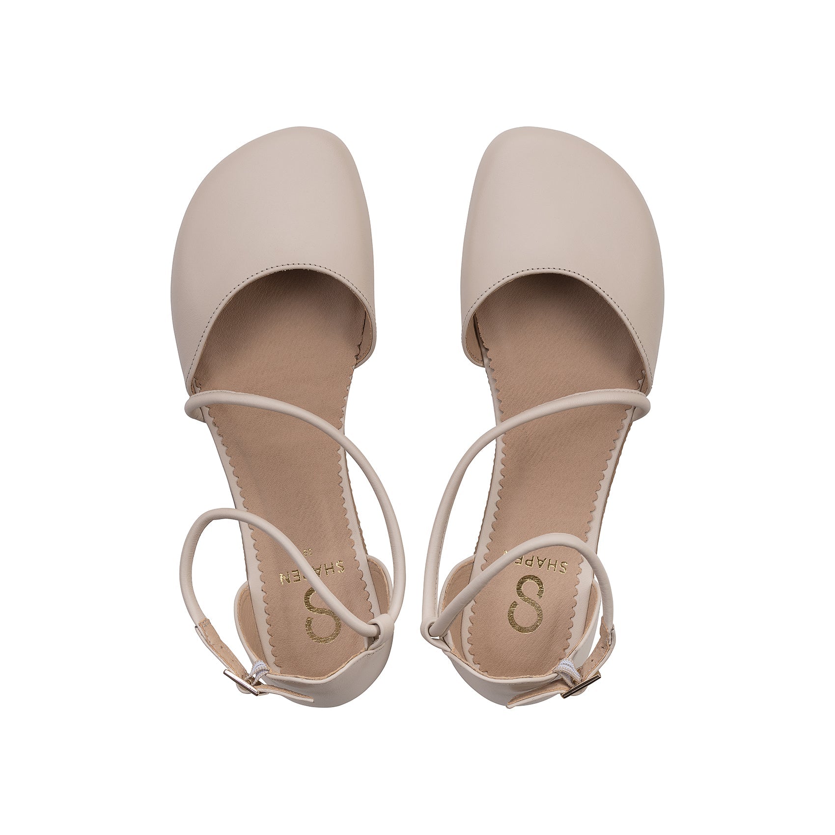 ORCHID Barefoot Sandals, sandàlia barefoot elegant de pell amb corretja ajustable i disseny femení.