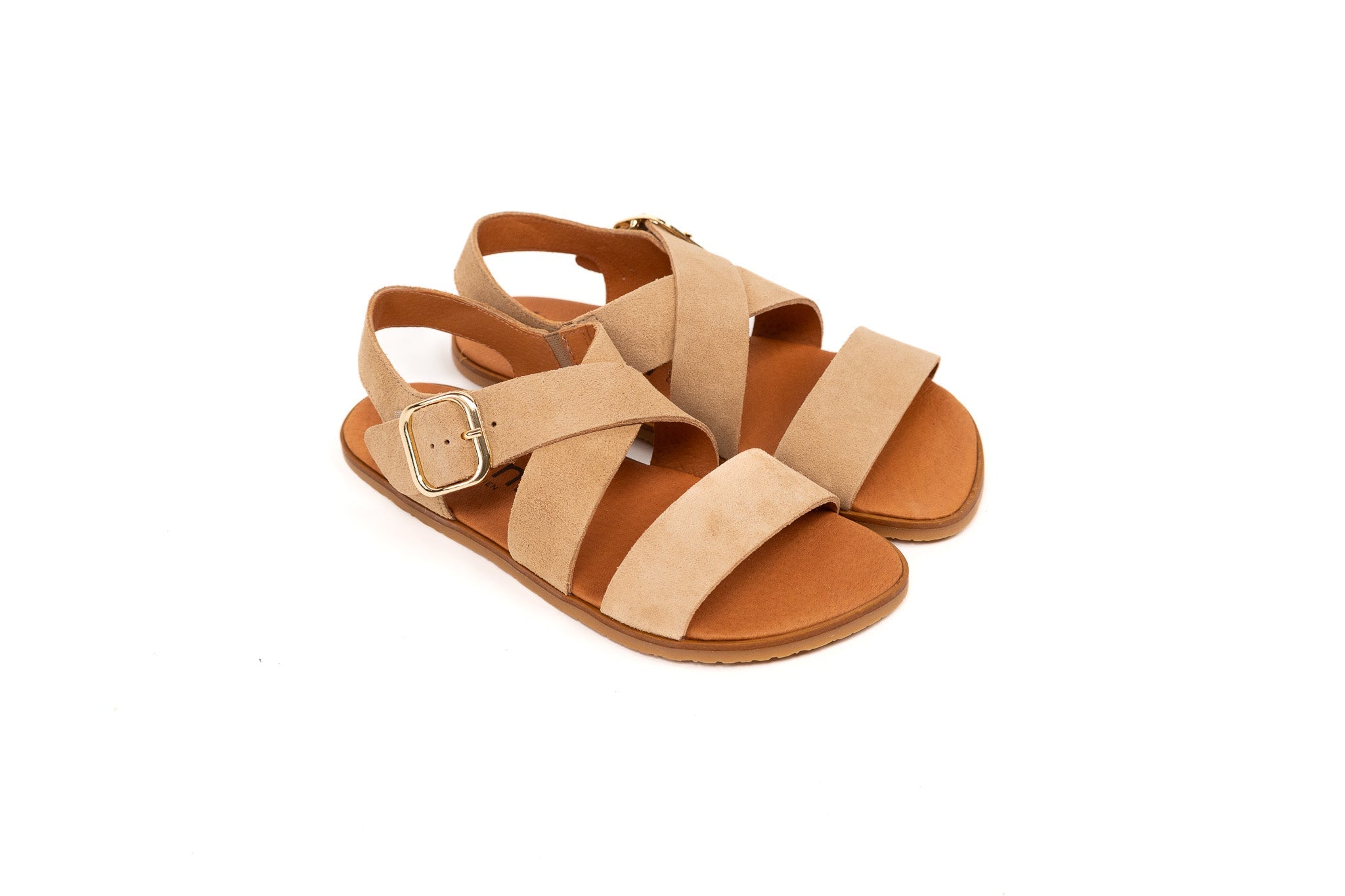 Vivant Lino Serraje — detall corretges sandàlia barefoot artesanal serratge