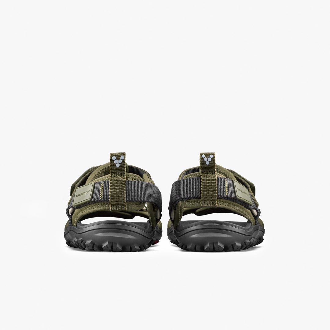 Vivobarefoot Tracker Ora Sandal Womens Dark Olive - Sapiens Barefoot