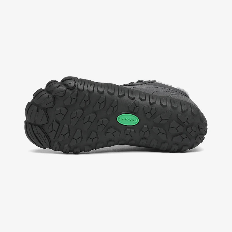 Saguaro Will II Kids Gray — frontal sabatilla barefoot infantil gris puntera ampla moviment natural