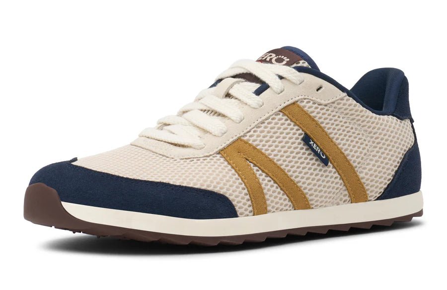 Wynn Men Whitecap Gray / Navy (Mesh) - Sapiens Barefoot