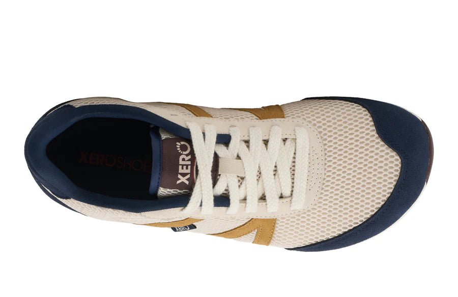 Wynn Men Whitecap Gray / Navy (Mesh) - Sapiens Barefoot